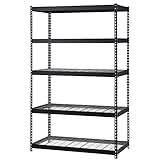 UPC 035441021161 product image for Edsal MROP4824W5B Steel Storage Rack, 5 Adjustable Shelves, 5000 lb. Capacity, 7 | upcitemdb.com