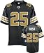 Reggie Bush Youth Jersey: Reebok Black Replica #25 New Orleans Saints Jersey - Small (8)