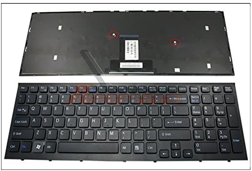 AmPro | Genuine New US Notebook Laptop keyboard FOR Sony Vaio VPC-EB VPC EB with Frame Black || 148793141 V111678A 550102M40-203-G 1-4879-282-1 148792821 MP-09L23US-886 550102M06-515-G