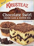 Krusteaz, Chocolate Swirl, Crumb Cake & Muffin Mix, 19oz Box (Pack of 3)