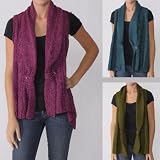 Ci Sono by Adi Juniors Sleeveless Asymmetrical Hem Vest