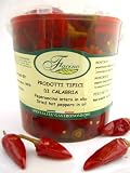 Hot Calabrian Chili Pepper (Long) in Oil 1Kg.
