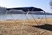 New Blue Vortex Pontoon / Deck Boat 4 Bow Bimini Top 10' Long, 91-96
