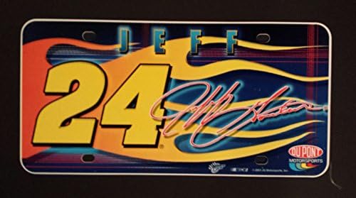 Jeff Gordon #24 License Plate Nascar Motorsports DuPont Winner's Circle