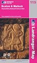 Buxton and Matlock, Chesterfield, Bakewell and Dove Dale (OS Landranger Map)