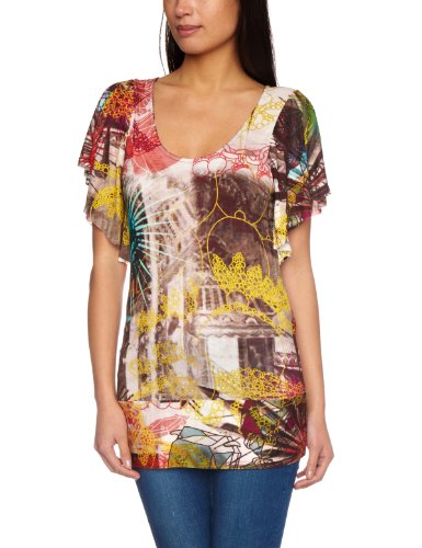Desigual Damen Top 20T2671, Gr.38 (M) (ES 40), Blau (Azul Agua) Preisvergleich