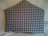 Navy Blue Gingham Tea Cosy