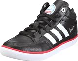 adidas Originals VESPA PK MID G51264, Unisex - Erwachsene Sneaker, Schwarz (BLACK 1 / WHITE / LIGHT SCARLET), EU 42 (UK 8)