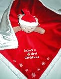 Carter's Baby's First 1st Christmas Lovey Lovie Santa Bear Security Blanket