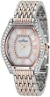 AK Anne Klein #10/9811MPRT Women's Swarovski Crystal Accented Cushion Shaped Rose Tone Bracelet Watch