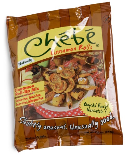 Chebe Bread Cinnamon Roll Mix, 7.5-Ounce Bags (Pack of 8)
