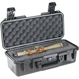 Shipping Case with Foam: 8.4" x 18.2" x 6.7" Color: Black