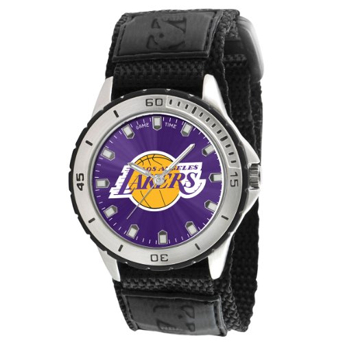 Game Time Men's NBA-VET-LAL Veteran Custom Los Angeles Lakers Veteran Series Watch