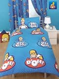 Simpsons Duvet Cover and Pillowcase Homer Woo Hoo Bedding