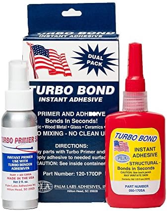 Turbo Bond Structural Adhesive - Equivalent to Loctite 312. 50ml Adhesive and 2oz Primer Kit - Case of 10