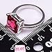 Weina Created Hottest Ruby Silver Filled Filled Fashion Fashion Ring Size 5 6 7 8 9 10 11 12 PR42