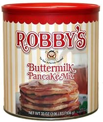 Robby's Buttermilk Pancake Mix, 33-Ounce Cans (Pack of 3)