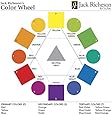 Jack Richeson 499970 Color Wheel Chart, X-Large, 19-1/4" X 19-1/4" Size, Assorted Color