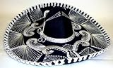 Mexican Mariachi Velvet Charro Hat- Large Size