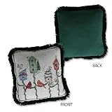 Review Other Major Designers  / Famous Maker Cardinals and Bird Houses Tapestry Decorator Pillow