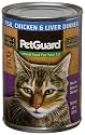 Pet Guard Fish, Chicken & Liver Food for Cats, 14-Ounce Cans (Pack of 12)