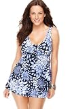 Avenue Plus Size Floral Swim Dress