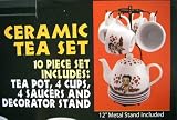 Croce Collection Sweetheart Betty Boop Ceramic Tea Set - Betty Boop Dinnerware