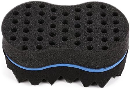 Hotrose Double Side Wave Barber Hair Brush Sponge Dreads Locking Twist Coil Afro