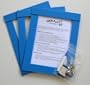 Kids Art Frames - Jewel Frames - Decorate Your Own Blue Lightweight Plastic Frames - Standard Size