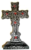 51uRUwY7SQL. SL160  Cross~ Standing Cross~ Celtic Red Jeweled~ Approx 5.25 x 9
