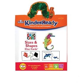 Elmer's Education KinderReady Eric Carle Shape Clue Cards