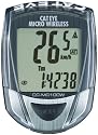 Cateye CC-MC100W Micro Wireless 10-Function Bicycle Computer (Black)