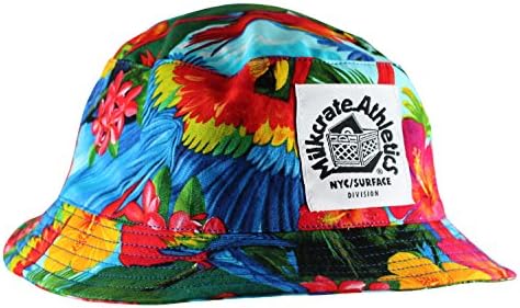 Milkcrate Athletics Cotton Bucket Hat - Tropical (Various Sizes) (L/XL)