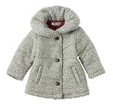 D.fesense 中綿入りボアジャケット グレー 80cm AP824520580