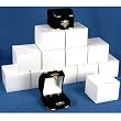 12 Earring Gift Boxes Black Flocked Jewelry Display Box