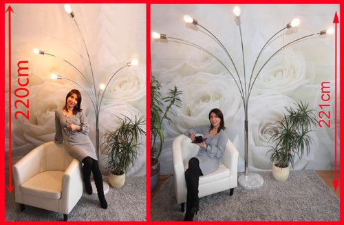 Five-Fingers-Lampe Stehlampe Stehleuchte,