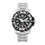 Seiko Men's SKZ271 Diver's Stainless-Steel Automatic Black Dial Watch