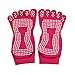 Pack of 2 Pairs Non-slip Traction Grip Yoga Toe Socks