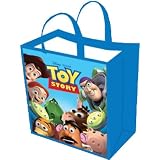 Toy Story Tote Bag - Buzz Lightyear and Friends Shopping Bag - Medium Reusable Woven (13"x14"x6") - Use As a Toy Story Gift Bag or Buy a Multi-pack for Toy Story Party Favors From Our Storefront