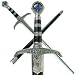 37 Inch Detailed Robin Hood Sword with Hard Scabbard