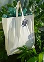 HomeMattersMost Large Fairly Traded Organic Cotton Tote Bag 13"x15"x5"