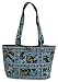 Vera Bradley Java Blue Small Tic Tac Tote