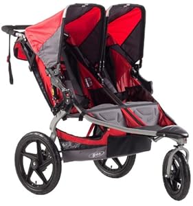BOB Stroller Strides Duallie Fitness Stroller, Red