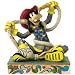 Jim Shore Charming Stone Resin Sculpted Figure Of Disney's Goofy Fireman