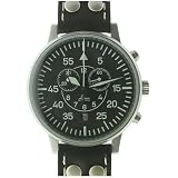 Laco Pilot's chronograph watch, serie 0, Swiss Quartz Movement by Classicwatch