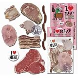 I LOVE MEAT STICKERS