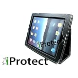 SONDERPREIS IProtect iPad 2 Case HIGHCLASS Tasche inkl. Aufsteller f�r das Apple iPad 2, schwarz Smartcover Smart Cover Ledervon "iprotect"