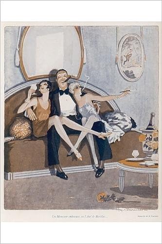 Photographic Print Of Threesome On The Sofa