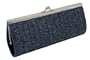 Beaded Clutch, Metal Frame, Evening Bag - Sasha (61 25402) (Gunmetal)