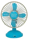 MERCURY マーキュリー USBファン ブルー 【卓上ファン】の画像